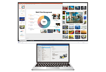 m[gPCƏ㉺2ʁAȃXy[X}`